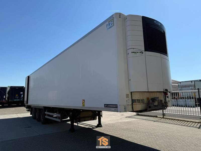 LAMBERET LVF S 3F KOELER/REEFER/KUHLKOFFER - CARRIER VECTOR 1550 - APK/TUV 01/2026 - TOP! - Semi-reboque frigorífico: foto 1 LAMBERET LVF S 3F KOELER/REEFER/KUHLKOFFER - CARRIER VECTOR 1550 - APK/TUV 01/2026 - TOP! - Semi-reboque frigorífico: foto 1