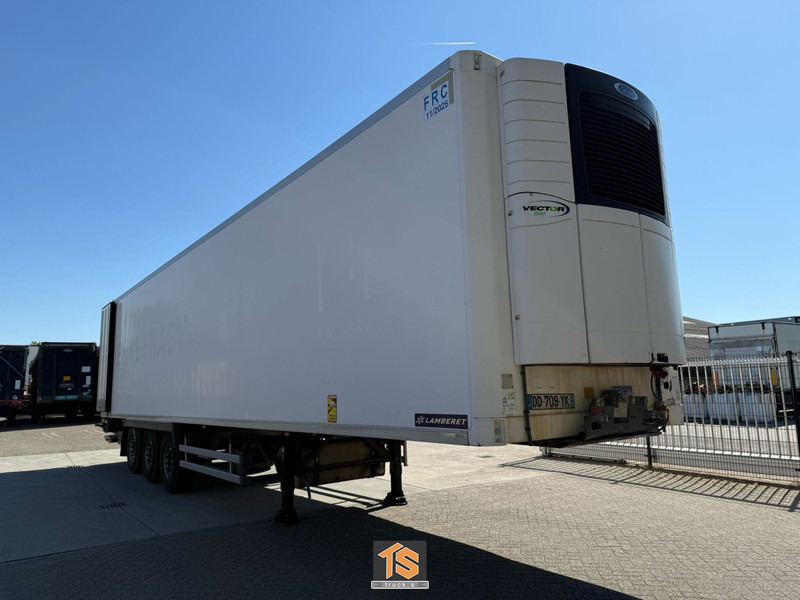 LAMBERET LVF S 3F KOELER/REEFER/KUHLKOFFER - CARRIER VECTOR 1550 - APK/TUV 01/2026 - TOP! - Semi-reboque frigorífico: foto 1 LAMBERET LVF S 3F KOELER/REEFER/KUHLKOFFER - CARRIER VECTOR 1550 - APK/TUV 01/2026 - TOP! - Semi-reboque frigorífico: foto 1