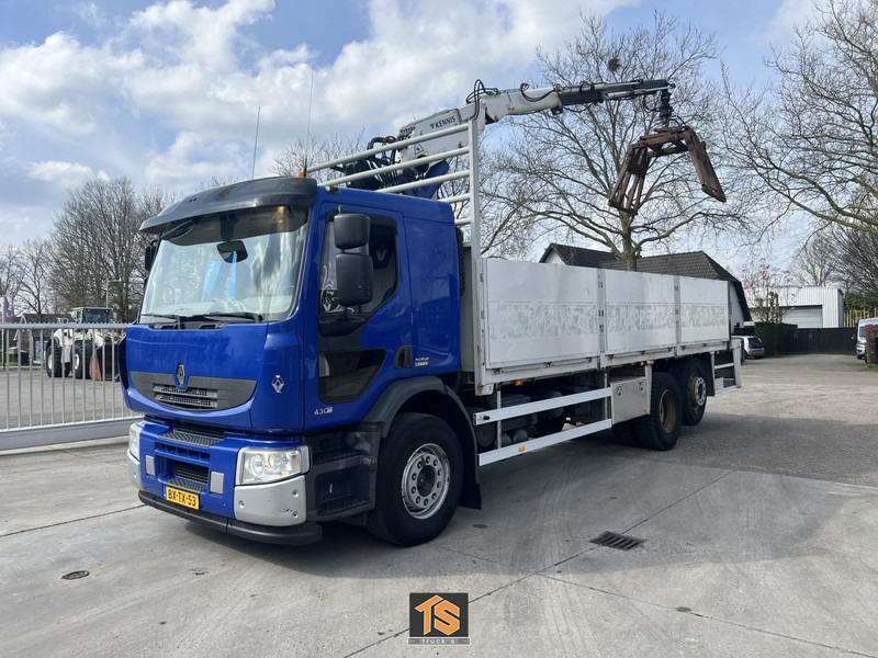 Renault PREMIUM LANDER 430.26 6X2 EL 2M ROLLKRAN - Kennis R16/7 - NL TOP TRUCK - Camião de caixa aberta/ Plataforma, Camião grua: foto 1 Renault PREMIUM LANDER 430.26 6X2 EL 2M ROLLKRAN - Kennis R16/7 - NL TOP TRUCK - Camião de caixa aberta/ Plataforma, Camião grua: foto 1