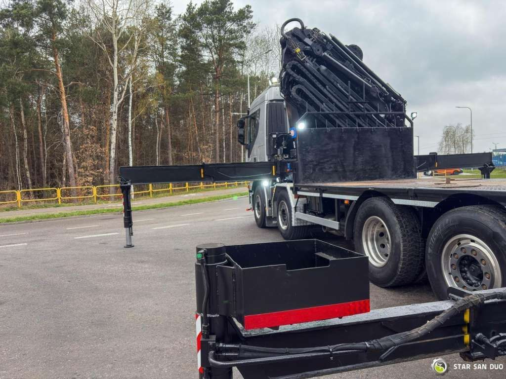 Camião grua Iveco  STRALIS AS320S50Y 8x2 HMF 8520-0K6 FLY JIB Winc: foto 11