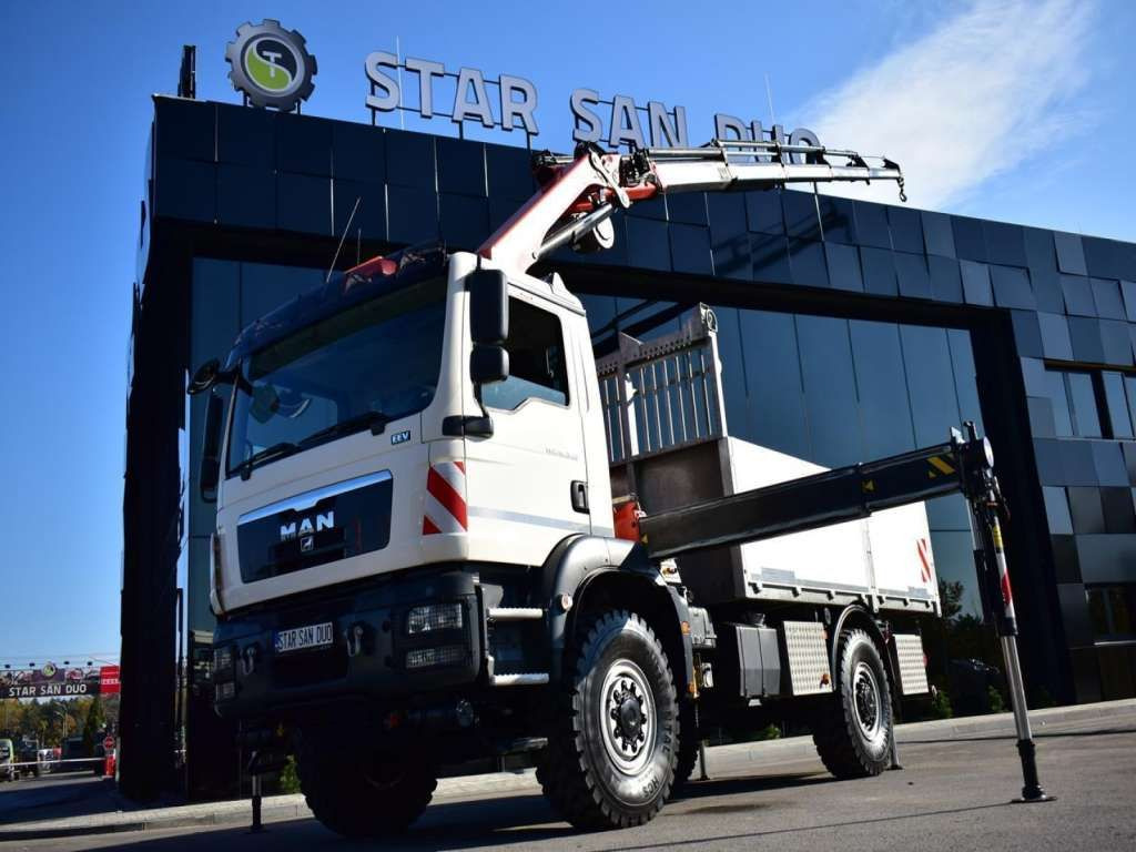MAN TGM 18.340 4x4 PALFINGER PK 18002 CRANE WINCH MAN TGM 18.340 4x4 PALFINGER PK 18002 CRANE WINCH - Camião grua, Camião de caixa aberta/ Plataforma: foto 5 MAN TGM 18.340 4x4 PALFINGER PK 18002 CRANE WINCH MAN TGM 18.340 4x4 PALFINGER PK 18002 CRANE WINCH - Camião grua, Camião de caixa aberta/ Plataforma: foto 5