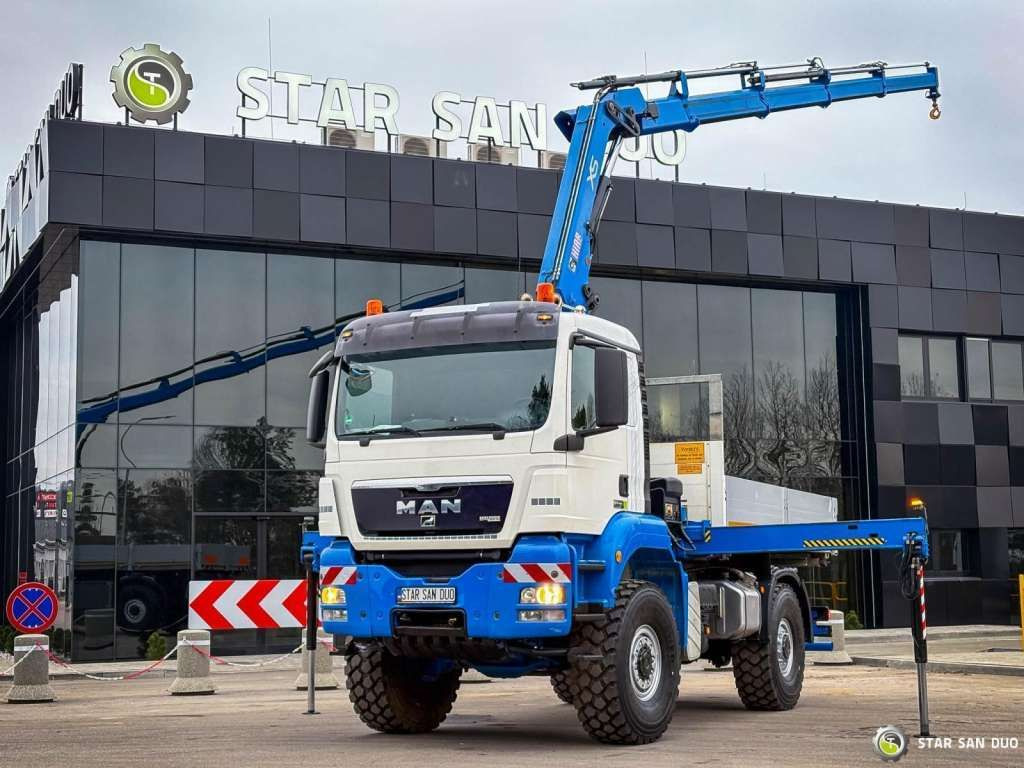MAN TGS 18.440 4x4 HIAB 166 E-4 CRANE KRAN MAN TGS 18.440 4x4 HIAB 166 E-4 CRANE KRAN - Camião grua, Camião de caixa aberta/ Plataforma: foto 1 MAN TGS 18.440 4x4 HIAB 166 E-4 CRANE KRAN MAN TGS 18.440 4x4 HIAB 166 E-4 CRANE KRAN - Camião grua, Camião de caixa aberta/ Plataforma: foto 1