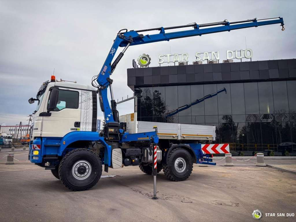 Camião grua, Camião de caixa aberta/ Plataforma MAN  TGS 18.440 4x4 HIAB 166 E-4 CRANE KRAN MAN  TGS 18.440 4x4 HIAB 166 E-4 CRANE KRAN: foto 6