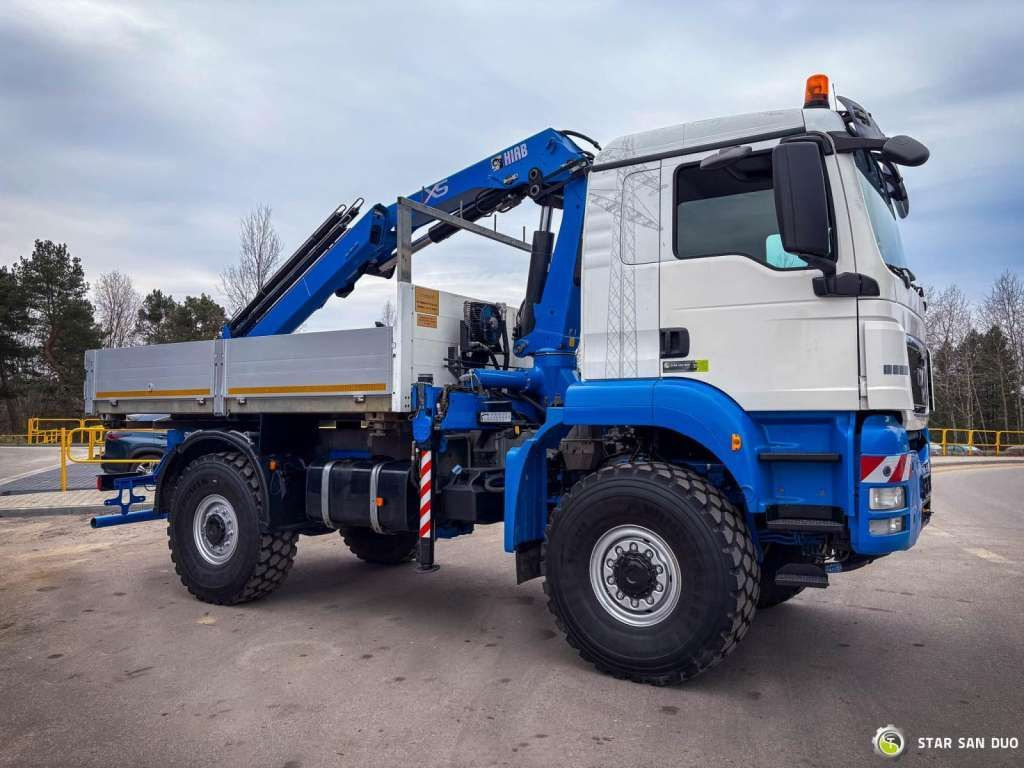 Camião grua, Camião de caixa aberta/ Plataforma MAN  TGS 18.440 4x4 HIAB 166 E-4 CRANE KRAN MAN  TGS 18.440 4x4 HIAB 166 E-4 CRANE KRAN: foto 9