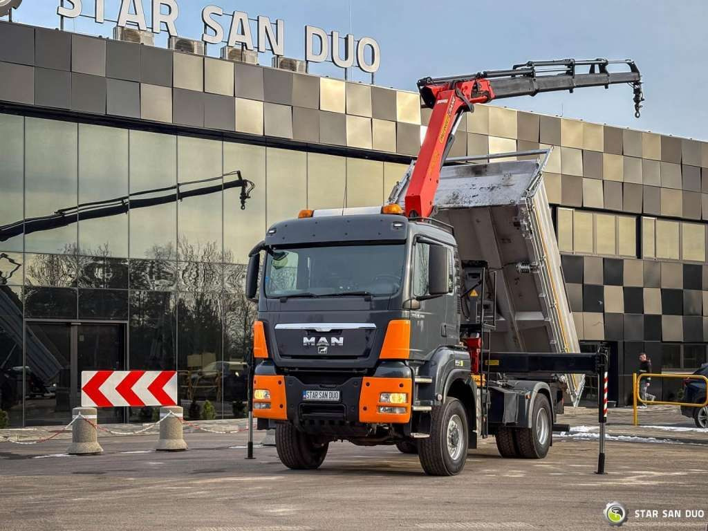 MAN TGS 18.480 PALFINGER PK 16502 HDS Crane,Kipper MAN TGS 18.480 PALFINGER PK 16502 HDS Crane,Kipper - Camião grua, Camião basculante: foto 3 MAN TGS 18.480 PALFINGER PK 16502 HDS Crane,Kipper MAN TGS 18.480 PALFINGER PK 16502 HDS Crane,Kipper - Camião grua, Camião basculante: foto 3