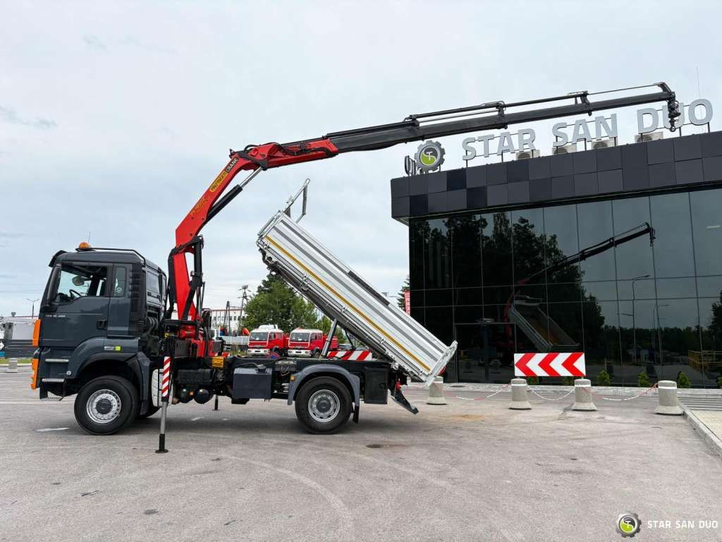 MAN TGS 18.480 PALFINGER PK 16502 HDS Crane,Kipper - Camião grua: foto 4 MAN TGS 18.480 PALFINGER PK 16502 HDS Crane,Kipper - Camião grua: foto 4