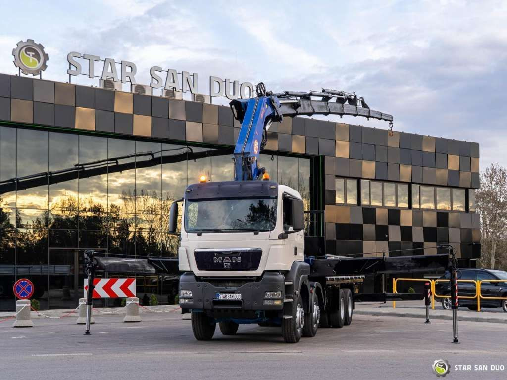 MAN TGS 41.480 8x8 PM 85SP HDS Crane - Camião grua: foto 1 MAN TGS 41.480 8x8 PM 85SP HDS Crane - Camião grua: foto 1