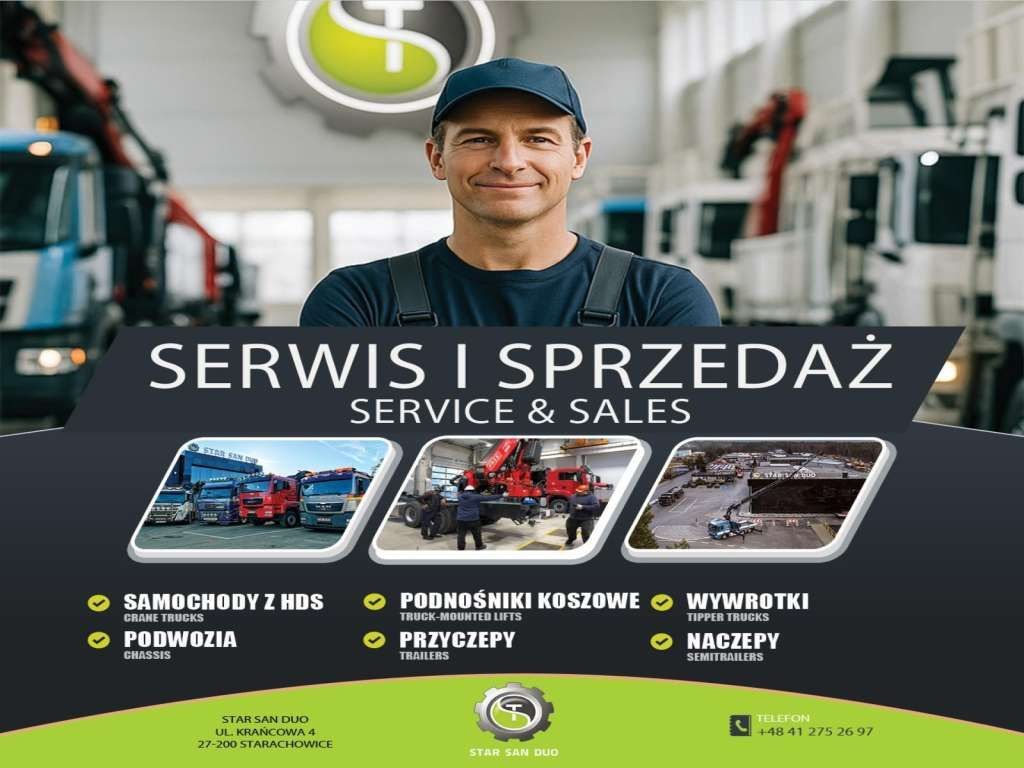 Caminhão com plataforma aérea novo Mercedes-Benz 1529 4x4 Atego Lift Palfinger Wumag WT 230: foto 30 Caminhão com plataforma aérea novo Mercedes-Benz 1529 4x4 Atego Lift Palfinger Wumag WT 230: foto 30