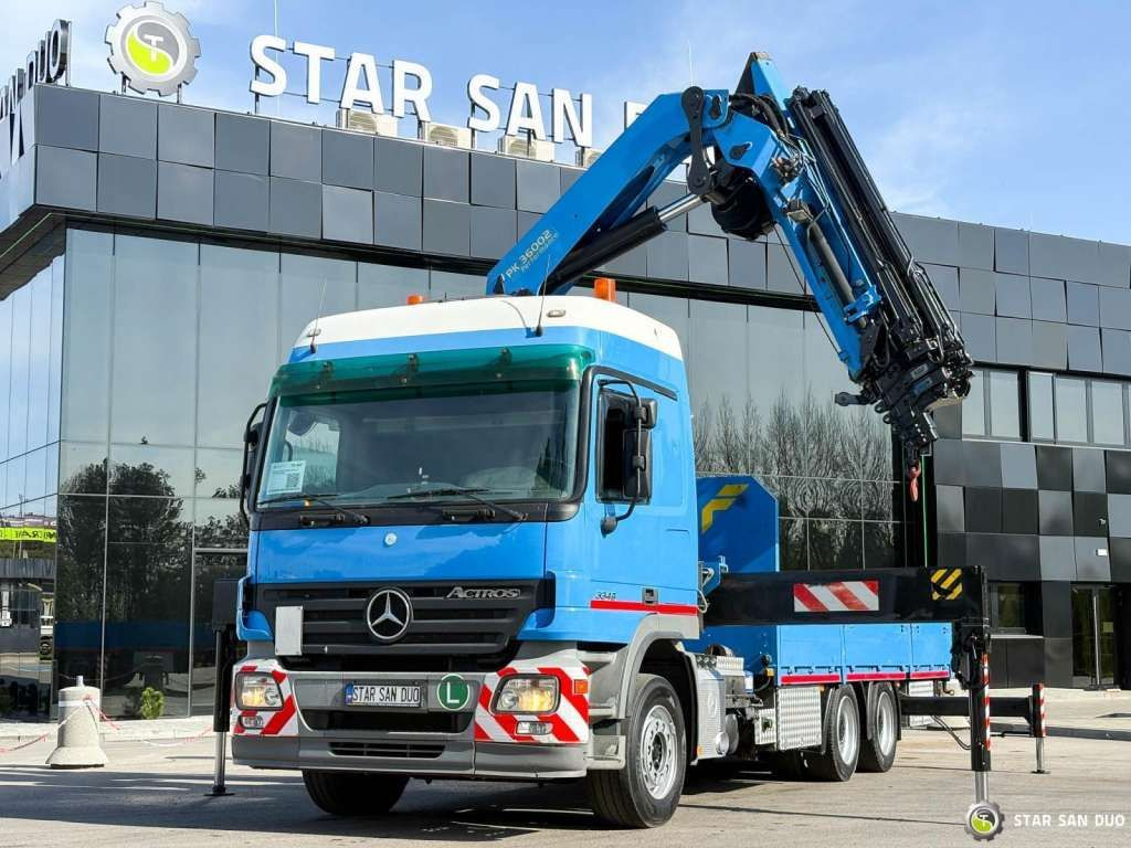 Mercedes-Benz ACTROS 2646L 6x4 PALFINGER 36002 Crane Winch - Camião grua: foto 3 Mercedes-Benz ACTROS 2646L 6x4 PALFINGER 36002 Crane Winch - Camião grua: foto 3