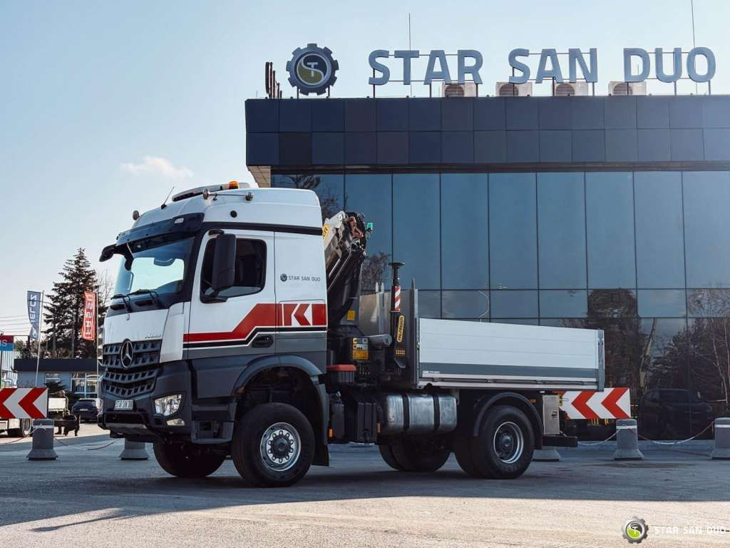 Camião grua Mercedes-Benz  AROCS 1851 PALFINGER PK 20002 Crane Kran: foto 8
