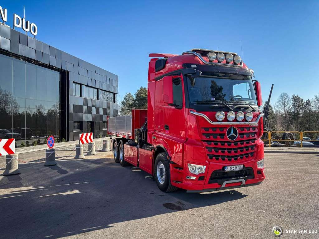 Camião grua novo Mercedes-Benz  AROCS 3358L 6x4 HIAB 192X-HIPRO E-6 Crane Kippe: foto 7