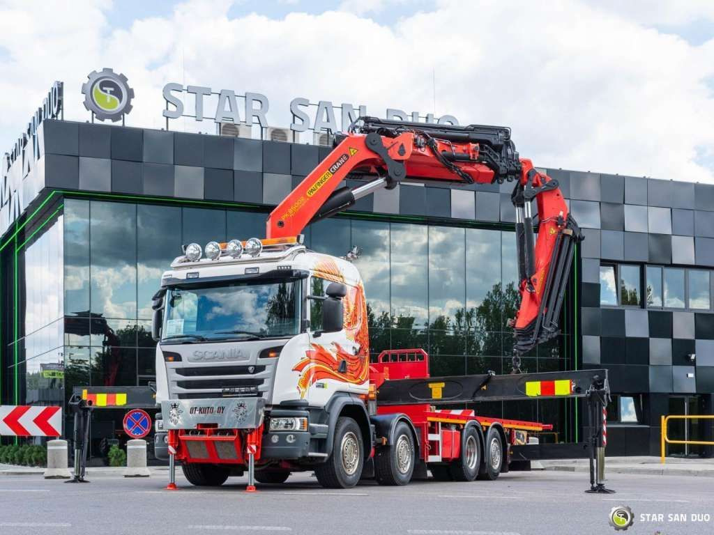 Scania G450 8x2 PALFINGER PK 85002 Fly Jib Winch - Camião grua: foto 5 Scania G450 8x2 PALFINGER PK 85002 Fly Jib Winch - Camião grua: foto 5