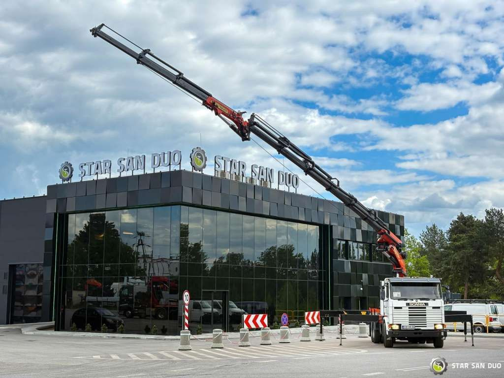Scania R143 HL 6x2 PALFINGER PK44002 Crane - Camião grua: foto 1 Scania R143 HL 6x2 PALFINGER PK44002 Crane - Camião grua: foto 1