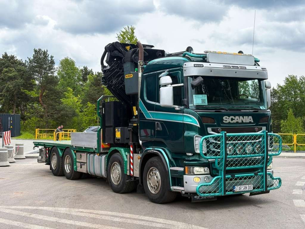 Scania R480 8x2 PALFINGER PK 92002 SH FLY JIB CRANE - Camião grua: foto 2 Scania R480 8x2 PALFINGER PK 92002 SH FLY JIB CRANE - Camião grua: foto 2