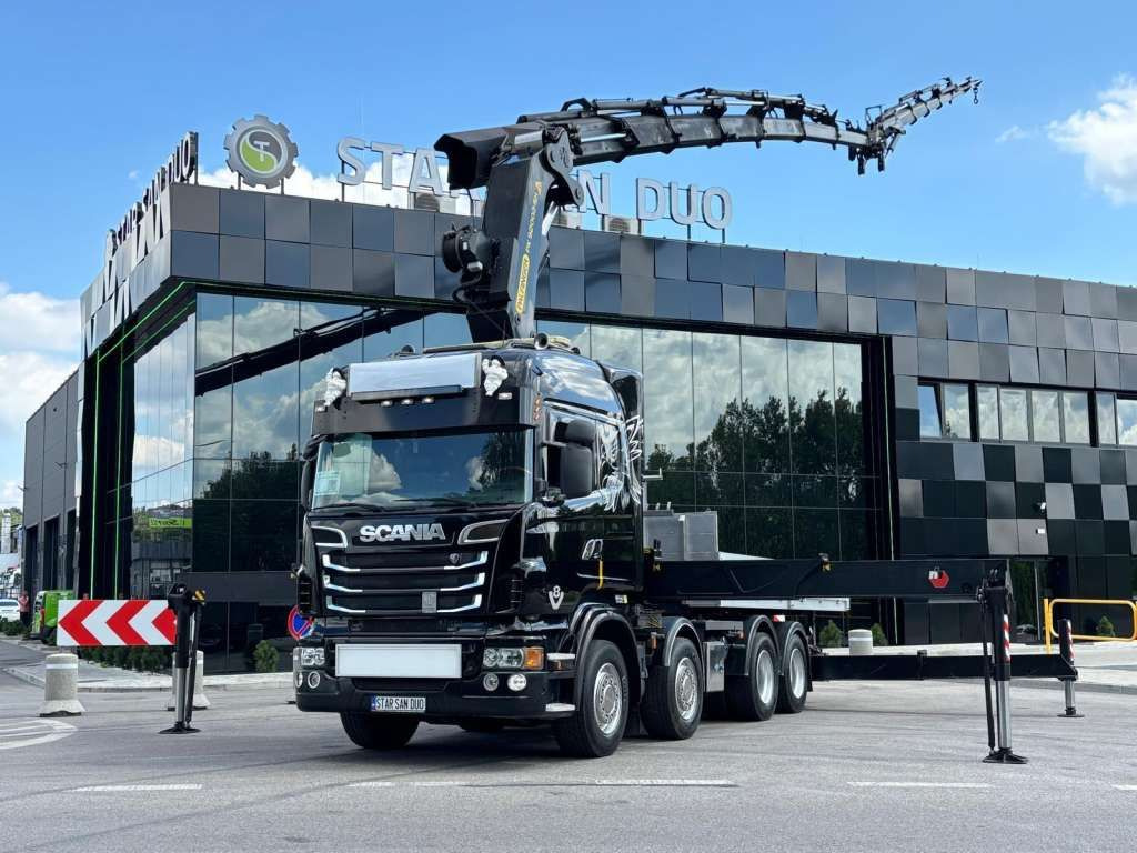 Scania R560 8x2 PALFINGER PK 92002 SH Fly Jib Winch 5t - Camião grua: foto 1 Scania R560 8x2 PALFINGER PK 92002 SH Fly Jib Winch 5t - Camião grua: foto 1