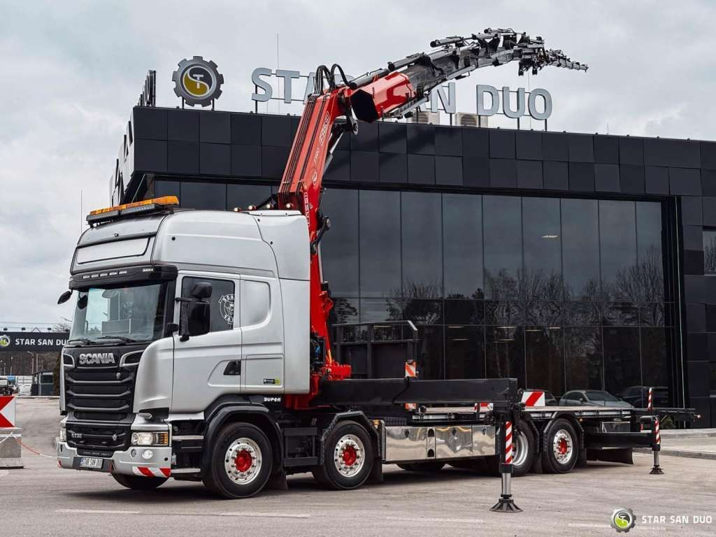 Scania R730 8x2 Fassi F990 Fly Jib 30m Crane Euro 6 - Camião grua: foto 1 Scania R730 8x2 Fassi F990 Fly Jib 30m Crane Euro 6 - Camião grua: foto 1