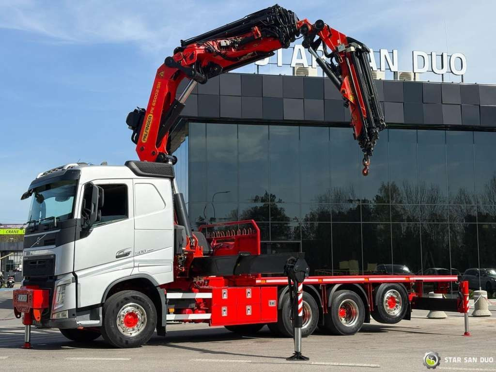 Volvo FH 500 8x4*4 PK65002 Fly JIB Crane 7456 h Winch - Camião grua: foto 3 Volvo FH 500 8x4*4 PK65002 Fly JIB Crane 7456 h Winch - Camião grua: foto 3