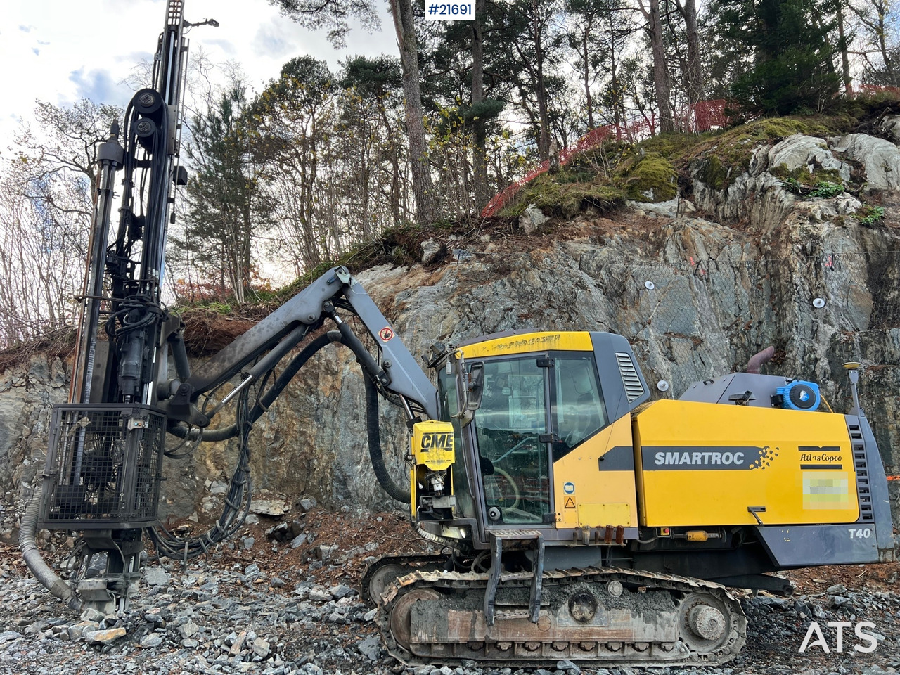 Atlas Copco Smartroc T40-11 borerigg m/2540 hammer,CME sliper og gps - Máquina de perfuração: foto 2 Atlas Copco Smartroc T40-11 borerigg m/2540 hammer,CME sliper og gps - Máquina de perfuração: foto 2