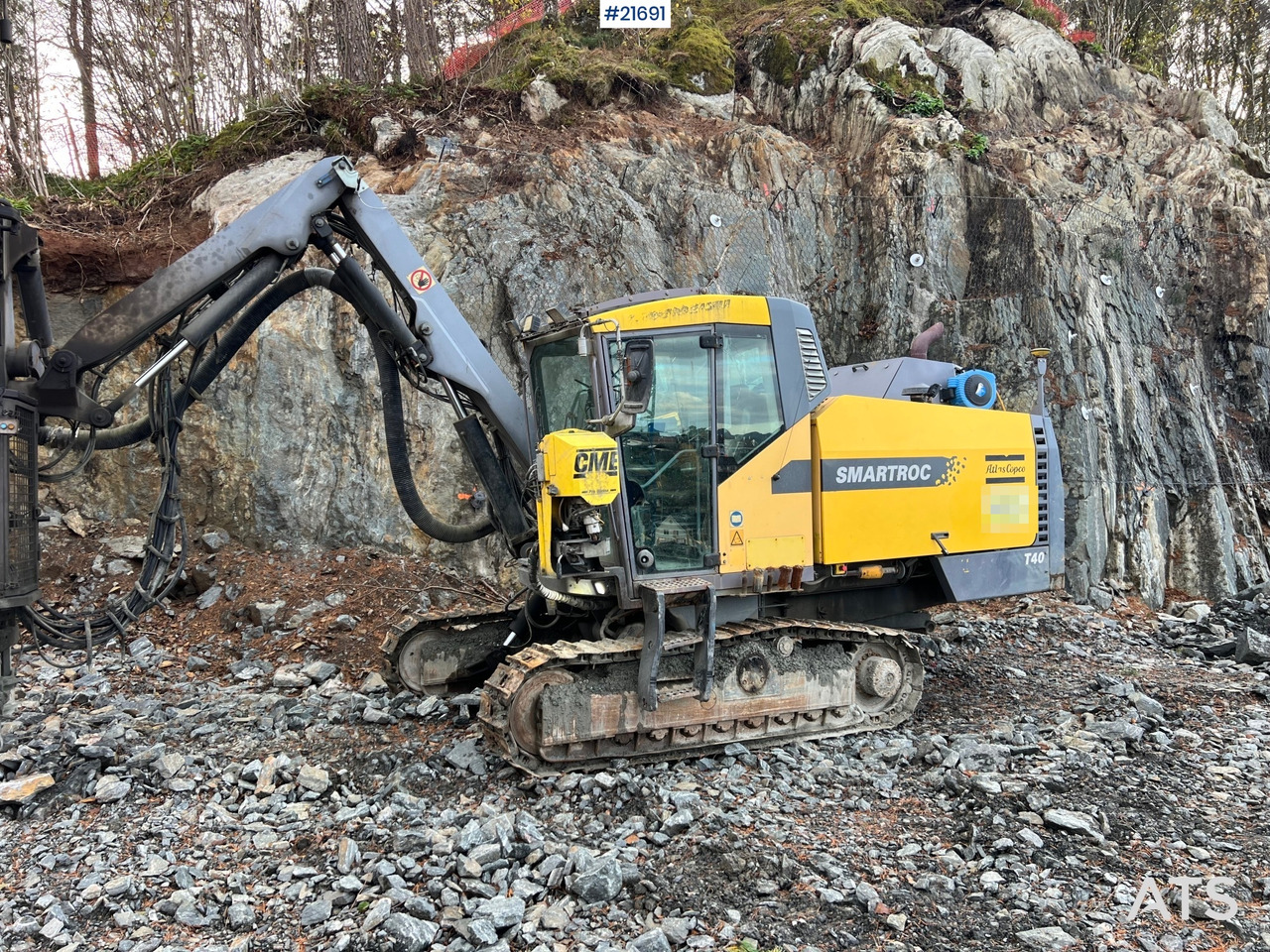 Atlas Copco Smartroc T40-11 borerigg m/2540 hammer,CME sliper og gps - Máquina de perfuração: foto 3 Atlas Copco Smartroc T40-11 borerigg m/2540 hammer,CME sliper og gps - Máquina de perfuração: foto 3