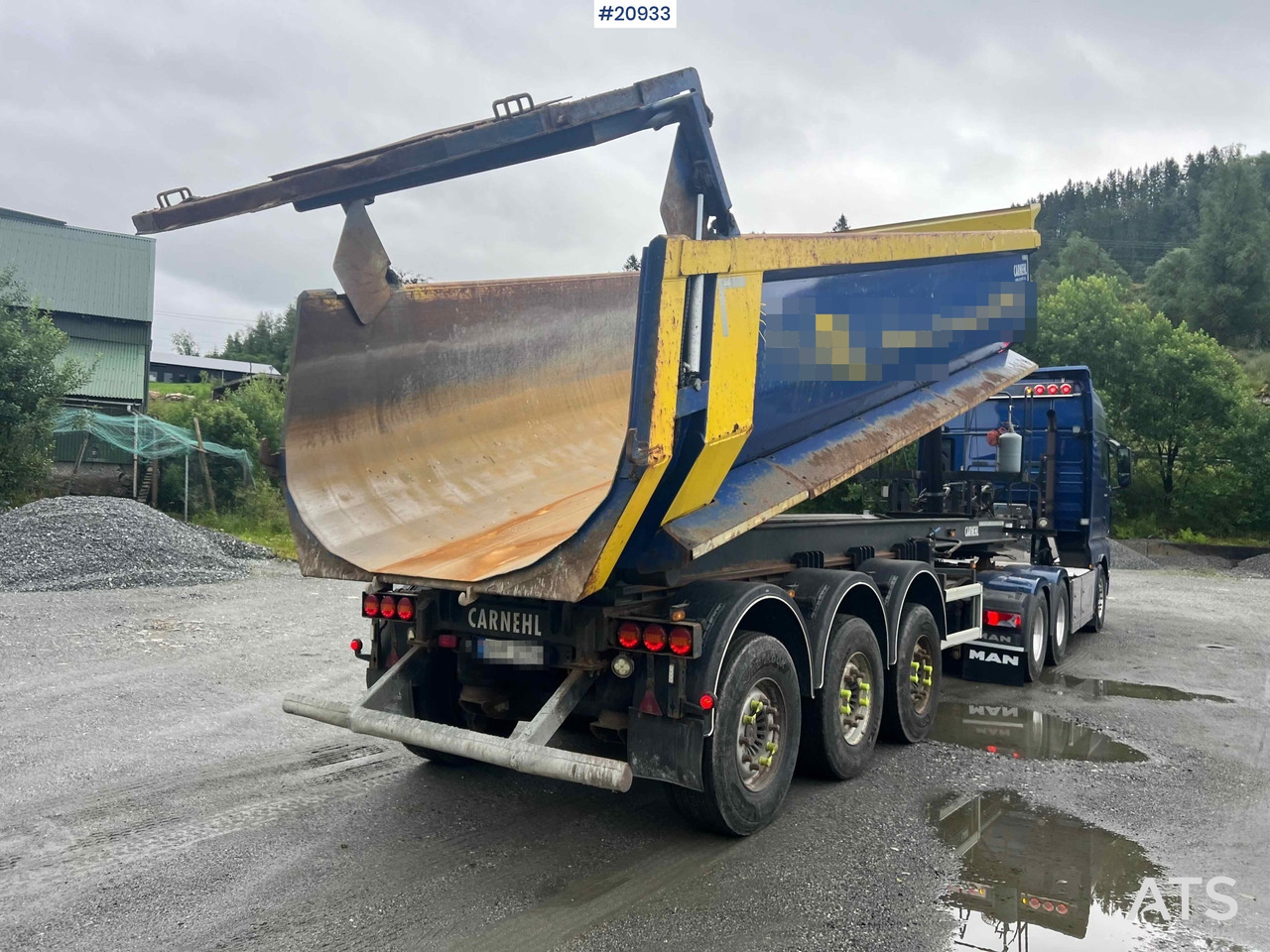 Semi-reboque basculante Carnehl 3 akslet tippsemi: foto 8