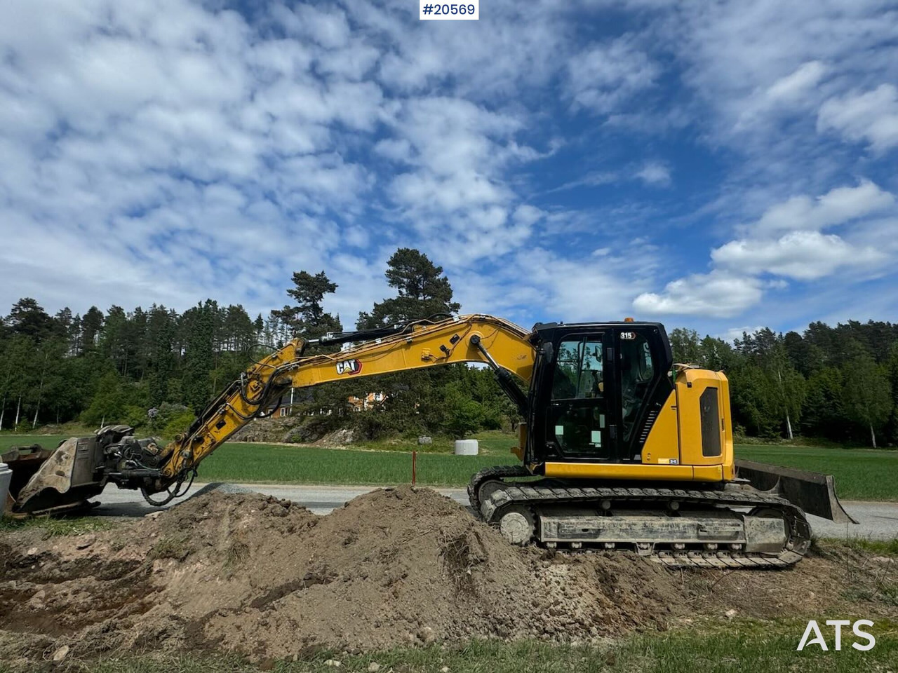Caterpillar 315 Beltegraver m/ tilt og 2 skuffer - Escavadeira: foto 1 Caterpillar 315 Beltegraver m/ tilt og 2 skuffer - Escavadeira: foto 1