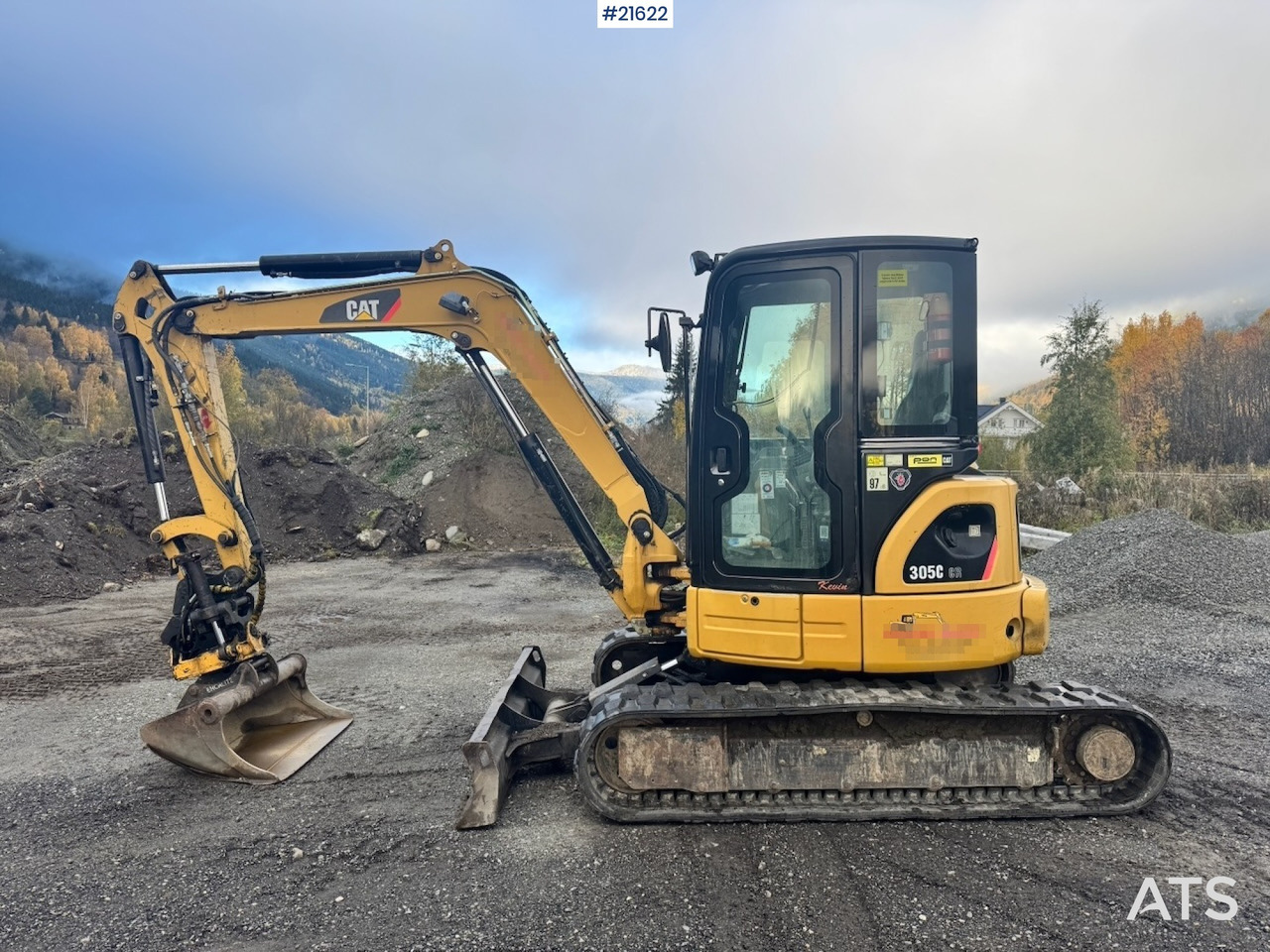 Caterpillar CAT 305C m/ Rototilt og 2 skuffer - Escavadora de rastos: foto 3 Caterpillar CAT 305C m/ Rototilt og 2 skuffer - Escavadora de rastos: foto 3