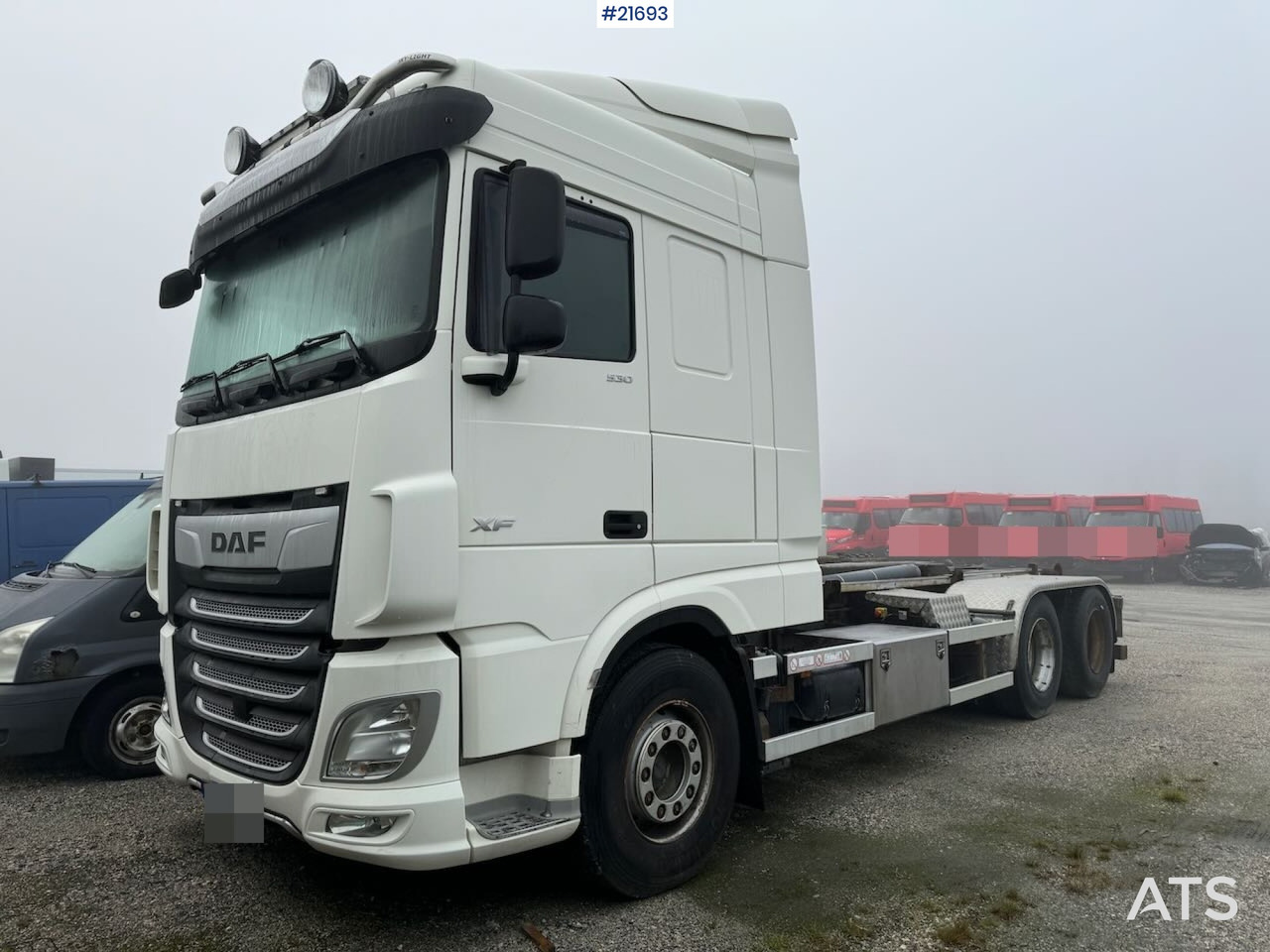 DAF XF 530 6x2 Krokbil m/ VDL Krok - Camião polibenne: foto 2 DAF XF 530 6x2 Krokbil m/ VDL Krok - Camião polibenne: foto 2