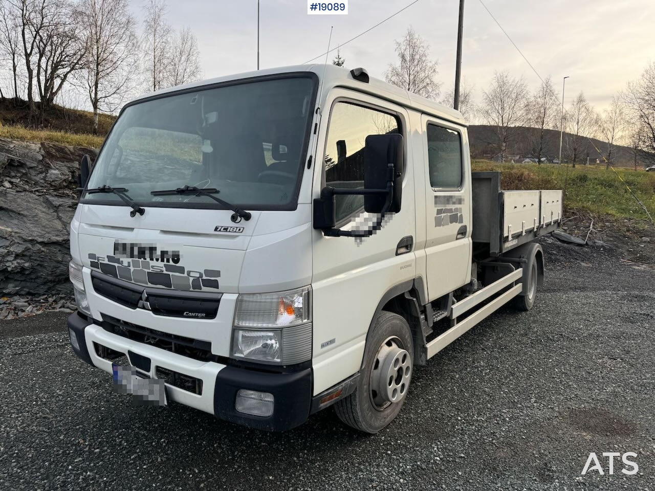 Fuso Canter - Camião polibenne: foto 1 Fuso Canter - Camião polibenne: foto 1