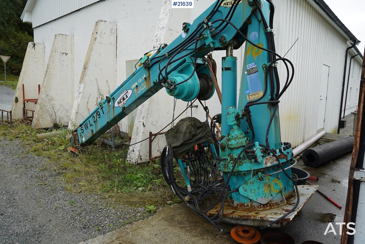 Heila Heila HMR12-1S kran med vinsj (stått på båt) - Grua para camião: foto 3 Heila Heila HMR12-1S kran med vinsj (stått på båt) - Grua para camião: foto 3