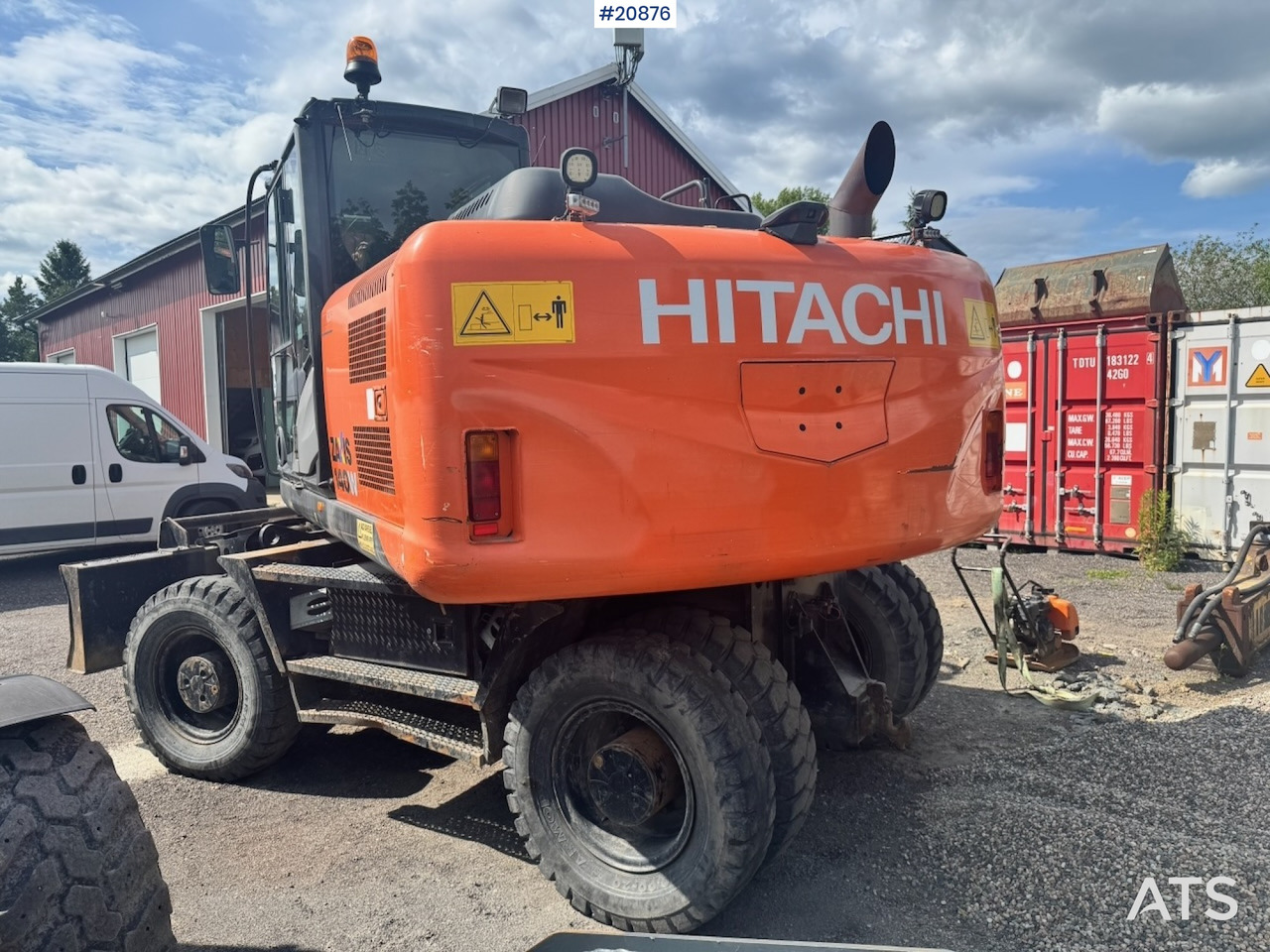 Hitachi ZX140W-5B - Escavadeira de rodas: foto 5 Hitachi ZX140W-5B - Escavadeira de rodas: foto 5