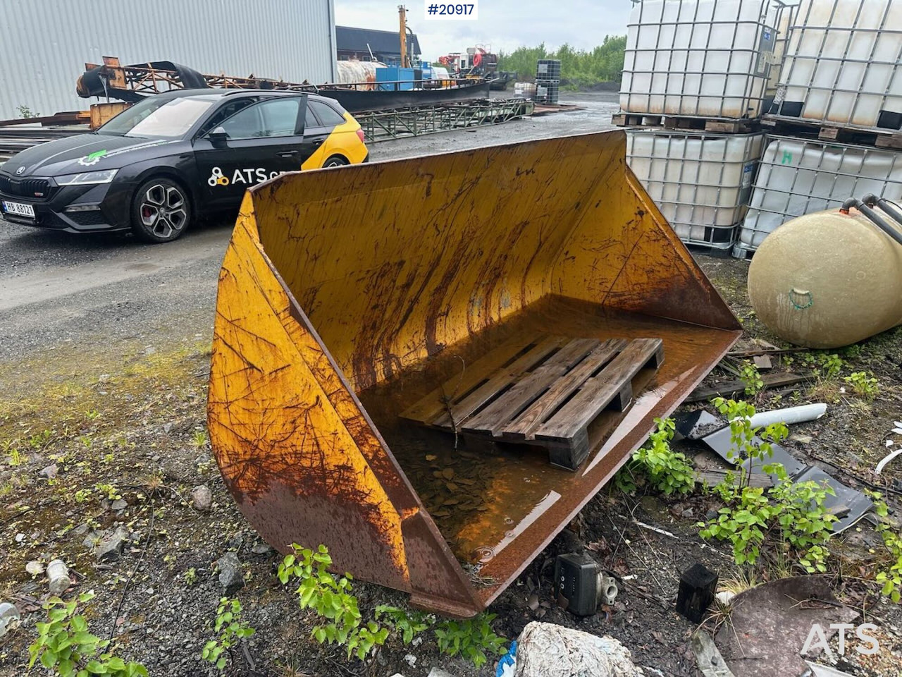 Hjullasterskuffe Har stått på en Hanomag 44C - Balde para carregadeiras por Máquina de construção: foto 3 Hjullasterskuffe Har stått på en Hanomag 44C - Balde para carregadeiras por Máquina de construção: foto 3