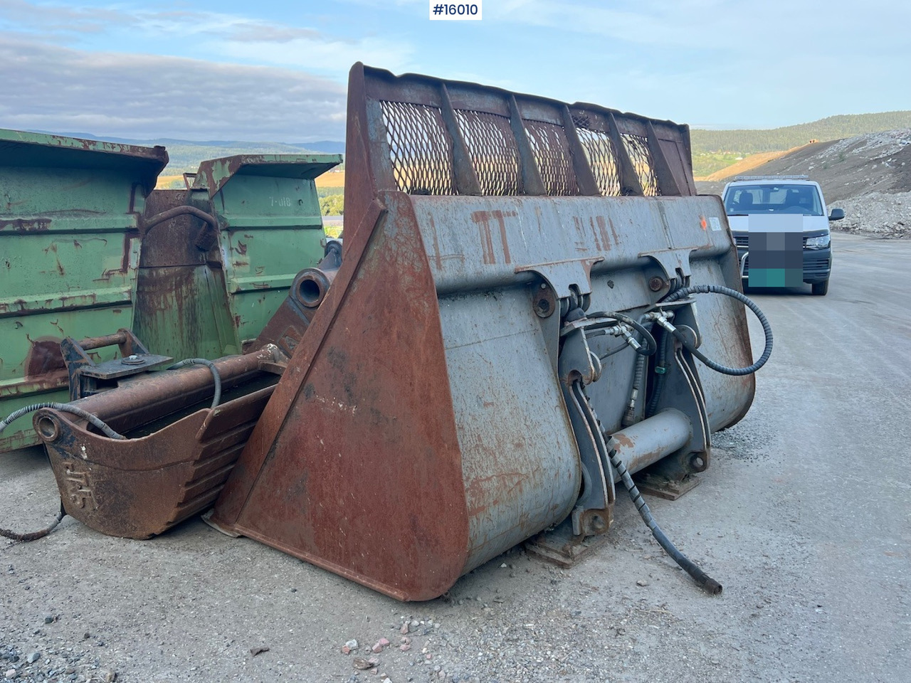 Hjullasterskuffe m/ liten BM feste - Balde escavadora por Máquina de construção: foto 4 Hjullasterskuffe m/ liten BM feste - Balde escavadora por Máquina de construção: foto 4