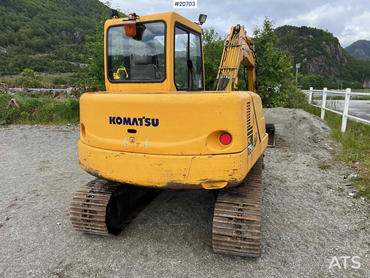 Escavadeira Komatsu PC75: foto 16