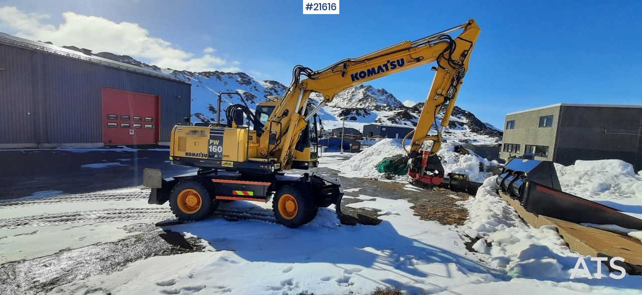 Komatsu PW160-7K - Escavadeira: foto 1 Komatsu PW160-7K - Escavadeira: foto 1
