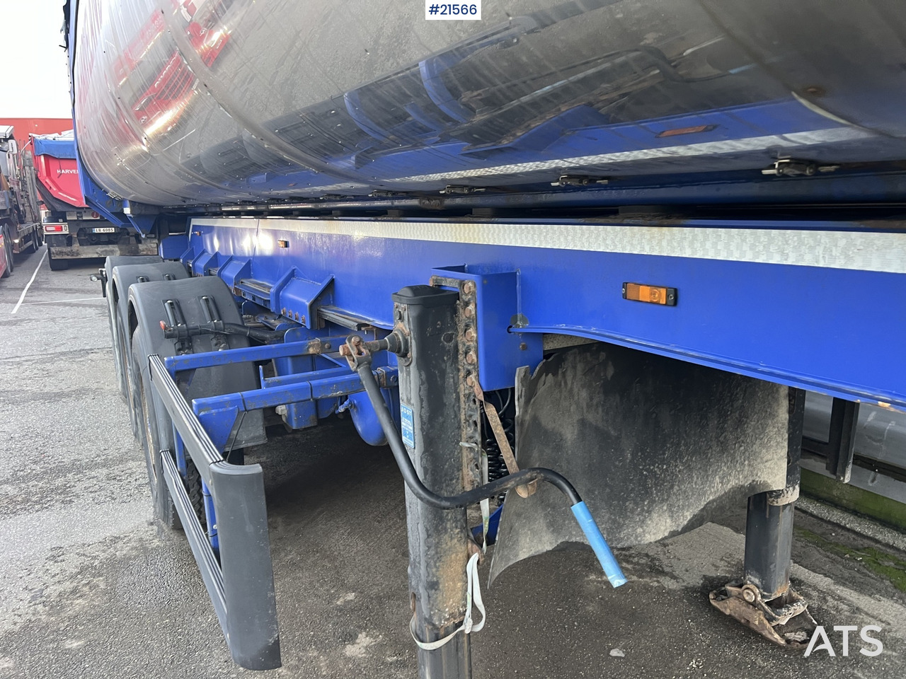 Reboque basculante Langendorf 3 akslet asfaltsemi m/ Hydraulsik kapell: foto 28