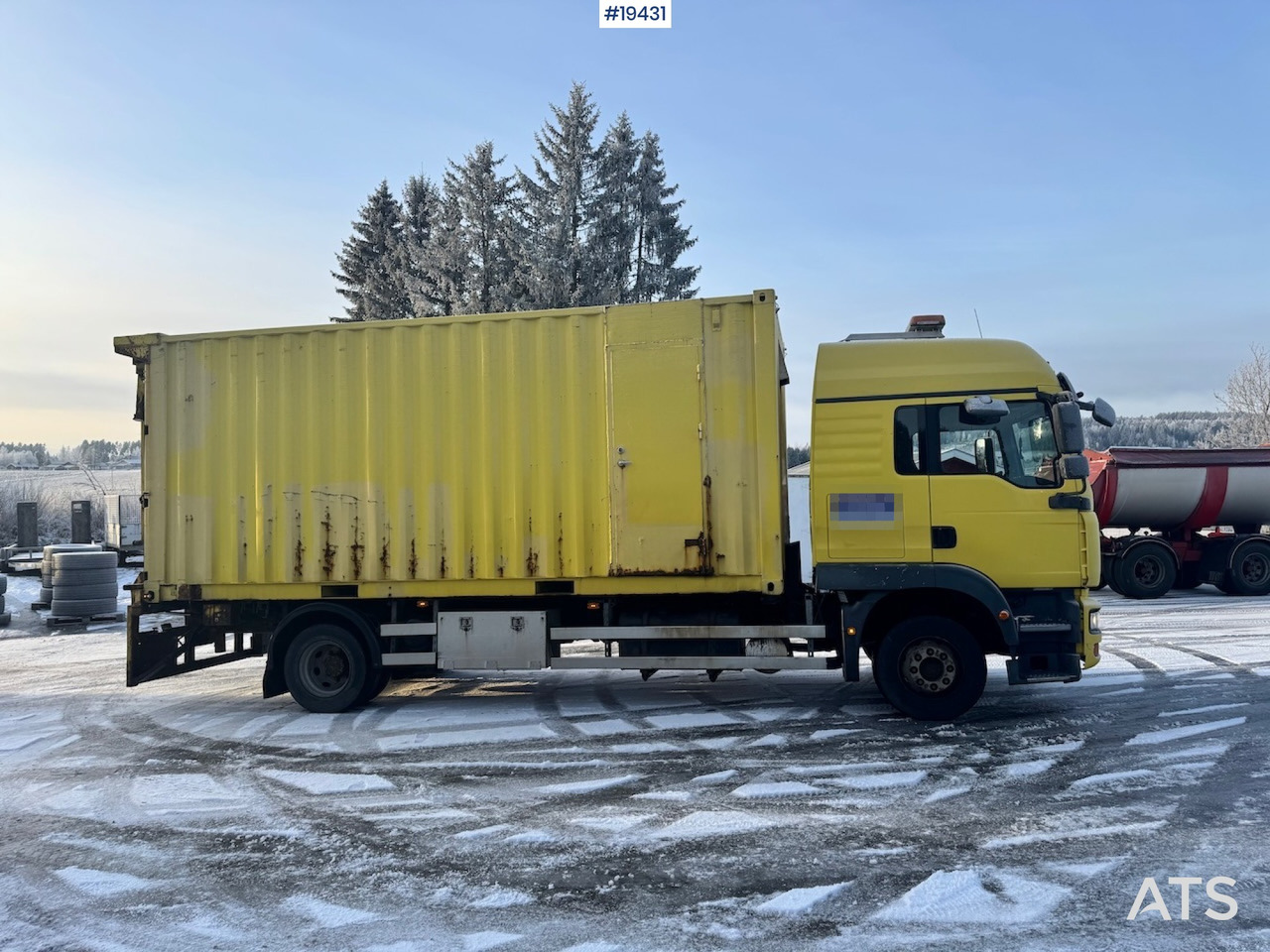 Camião transportador de contêineres/ Caixa móvel MAN TGM 15.280: foto 9