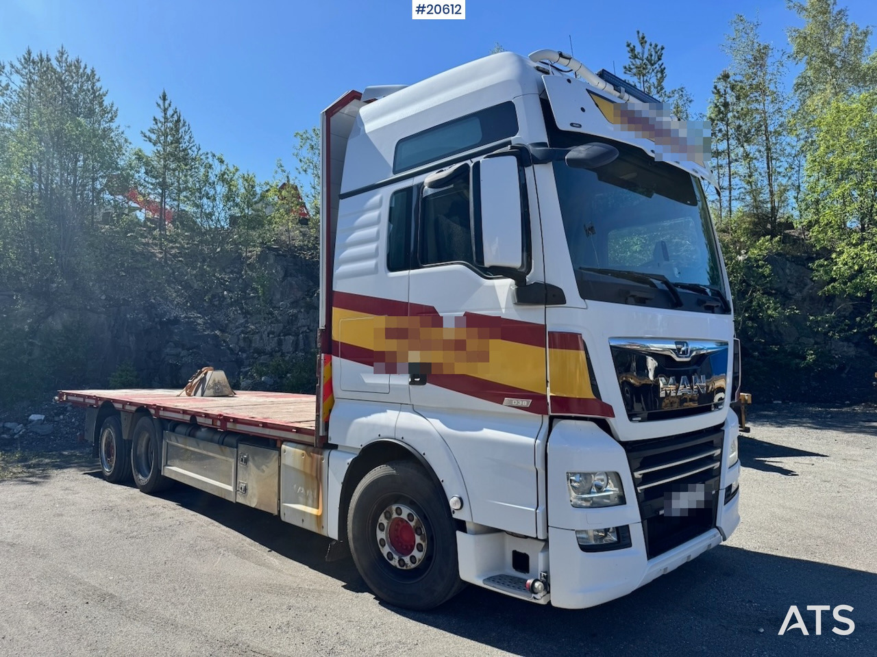 Camião de caixa aberta/ Plataforma MAN TGX 580: foto 9 Camião de caixa aberta/ Plataforma MAN TGX 580: foto 9