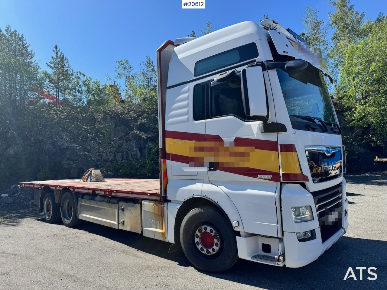 Camião de caixa aberta/ Plataforma MAN TGX 580: foto 8 Camião de caixa aberta/ Plataforma MAN TGX 580: foto 8