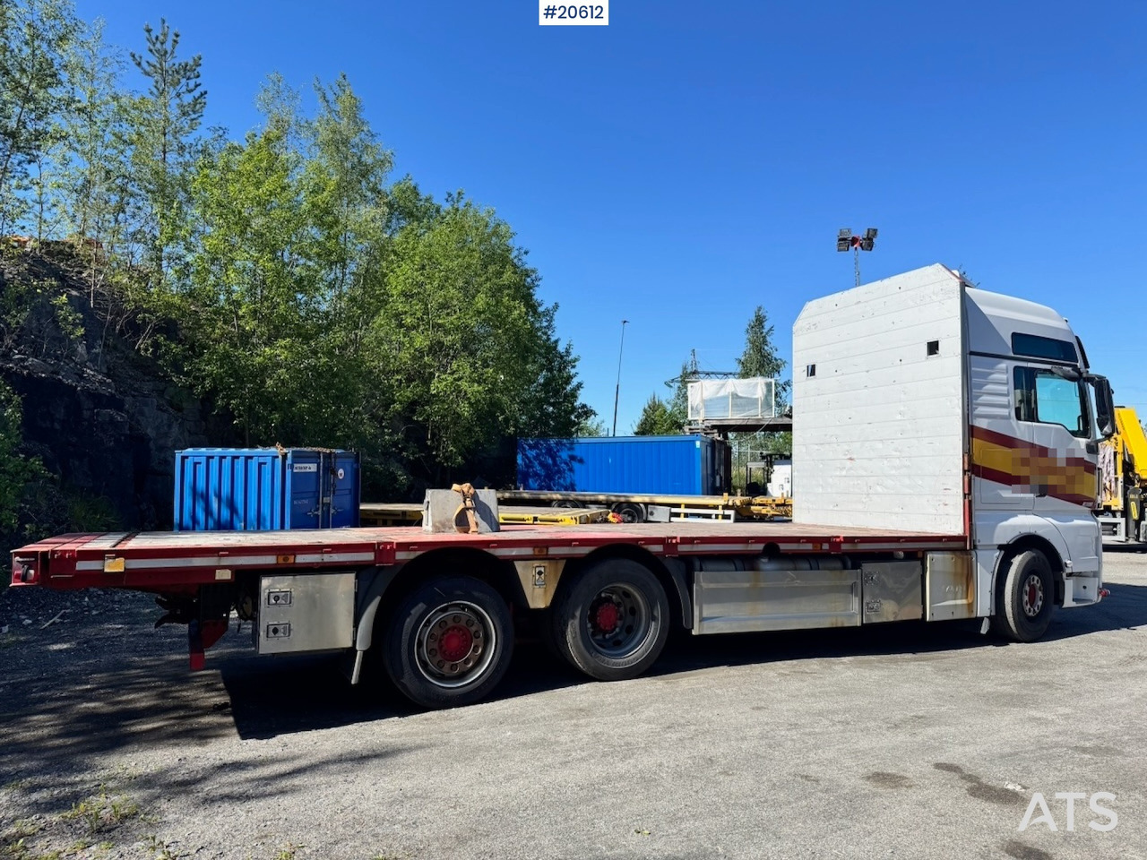 Camião de caixa aberta/ Plataforma MAN TGX 580: foto 7 Camião de caixa aberta/ Plataforma MAN TGX 580: foto 7