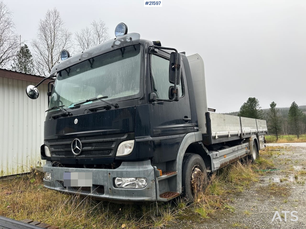 Mercedes 1524 L planbil m/ ny kompressor og vinterdekk. Ikke EU godkjent. - Camião de caixa aberta/ Plataforma: foto 1 Mercedes 1524 L planbil m/ ny kompressor og vinterdekk. Ikke EU godkjent. - Camião de caixa aberta/ Plataforma: foto 1