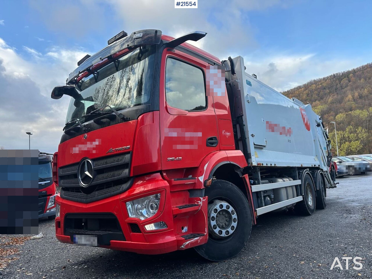 Mercedes Actros 2543 6x2 2 – kammers komprimatorbil m/ 2020 JOAB Anaconda twin påbygg - Caminhão de lixo: foto 3 Mercedes Actros 2543 6x2 2 – kammers komprimatorbil m/ 2020 JOAB Anaconda twin påbygg - Caminhão de lixo: foto 3