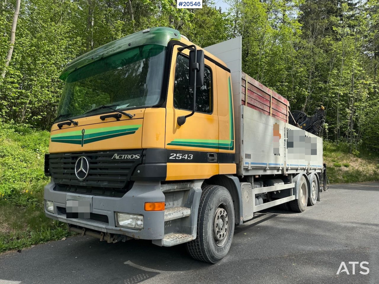 Mercedes Actros 2543 - Camião de caixa aberta/ Plataforma: foto 1 Mercedes Actros 2543 - Camião de caixa aberta/ Plataforma: foto 1