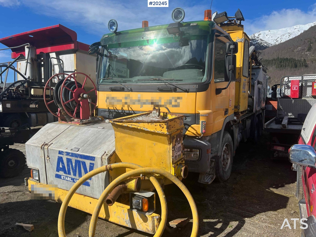 Mercedes Actros 2641 6x4 M/ 2008 AMV 7450 Betong sprøyterigg påbygg - Autobomba de betão: foto 4 Mercedes Actros 2641 6x4 M/ 2008 AMV 7450 Betong sprøyterigg påbygg - Autobomba de betão: foto 4