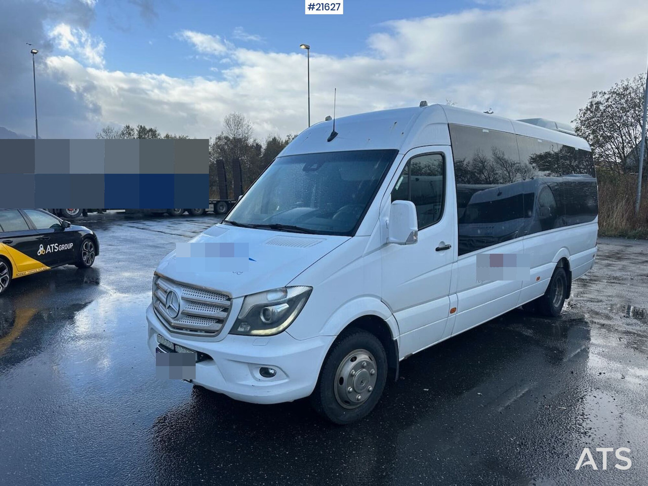 Mercedes Sprinter minibuss 4x2 m/ 16+1 seter, rullestolrampe og handikap plass. - Minibus, Furgão de passageiros: foto 2 Mercedes Sprinter minibuss 4x2 m/ 16+1 seter, rullestolrampe og handikap plass. - Minibus, Furgão de passageiros: foto 2
