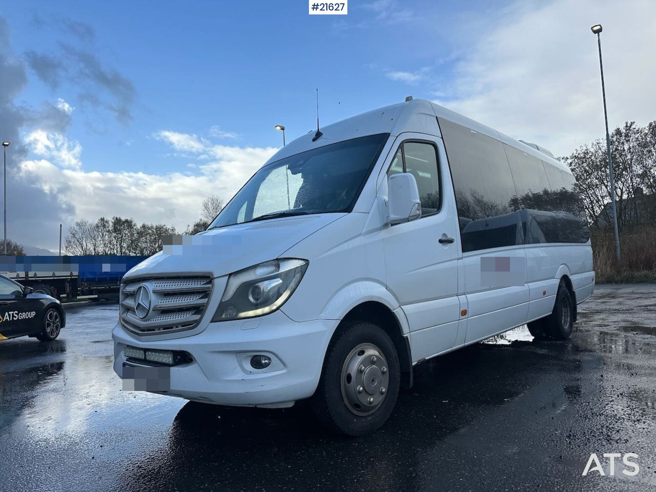 Mercedes Sprinter minibuss 4x2 m/ 16+1 seter, rullestolrampe og handikap plass. - Minibus, Furgão de passageiros: foto 1 Mercedes Sprinter minibuss 4x2 m/ 16+1 seter, rullestolrampe og handikap plass. - Minibus, Furgão de passageiros: foto 1