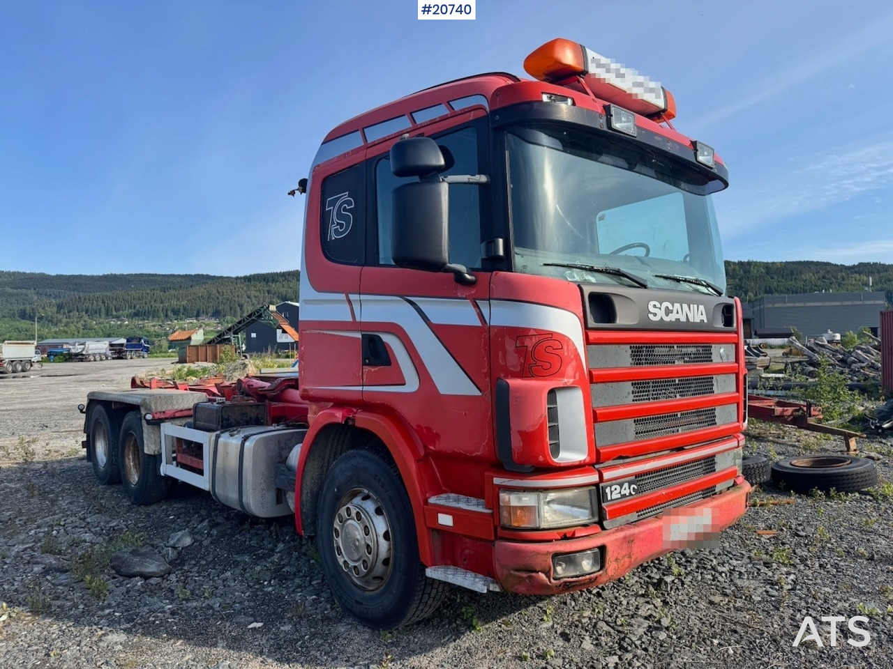 Scania R124 - Camião polibenne: foto 1 Scania R124 - Camião polibenne: foto 1