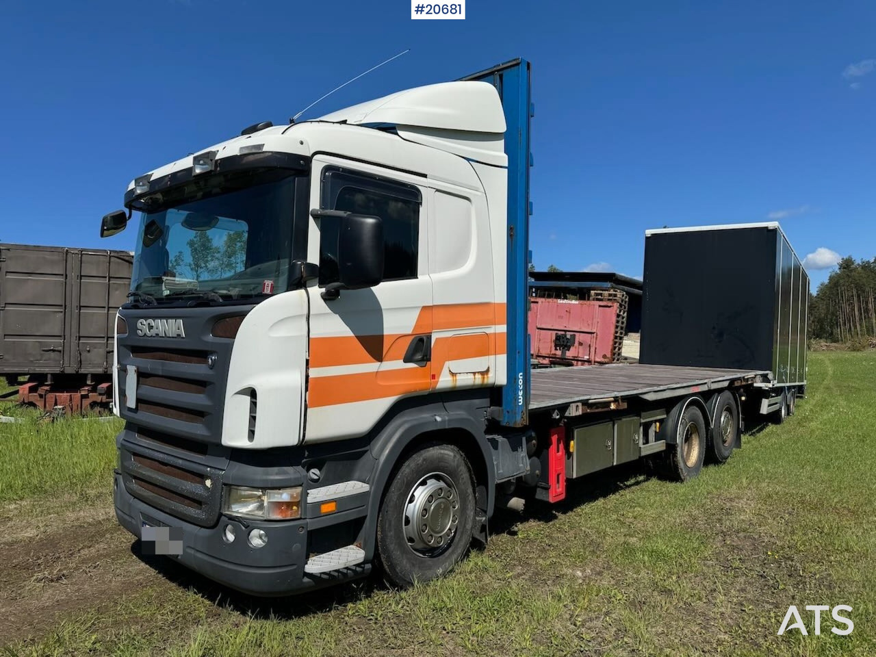 Scania R420 - Camião transportador de contêineres/ Caixa móvel: foto 1 Scania R420 - Camião transportador de contêineres/ Caixa móvel: foto 1