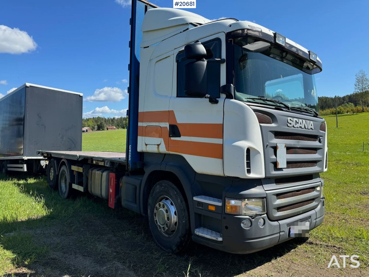 Camião transportador de contêineres/ Caixa móvel Scania R420: foto 6