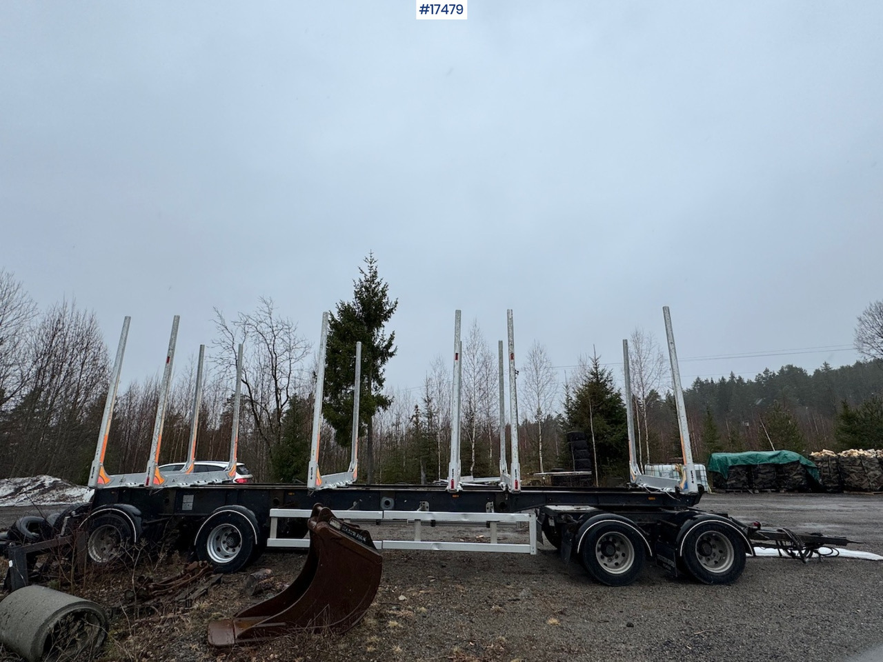 Trailer-Bygg Trailer-Bygg tømmerhenger - Reboque transporte de madeira: foto 5 Trailer-Bygg Trailer-Bygg tømmerhenger - Reboque transporte de madeira: foto 5