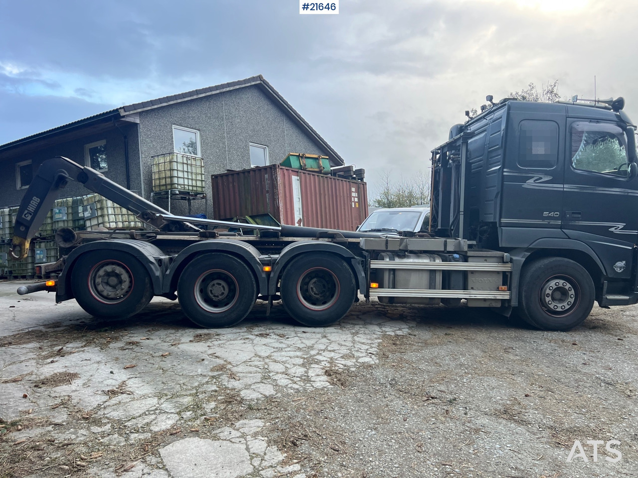 Volvo FH13 8x4 tridem krokbil m/ 20t Hiab krok og opplegg for kran - Camião grua: foto 5 Volvo FH13 8x4 tridem krokbil m/ 20t Hiab krok og opplegg for kran - Camião grua: foto 5
